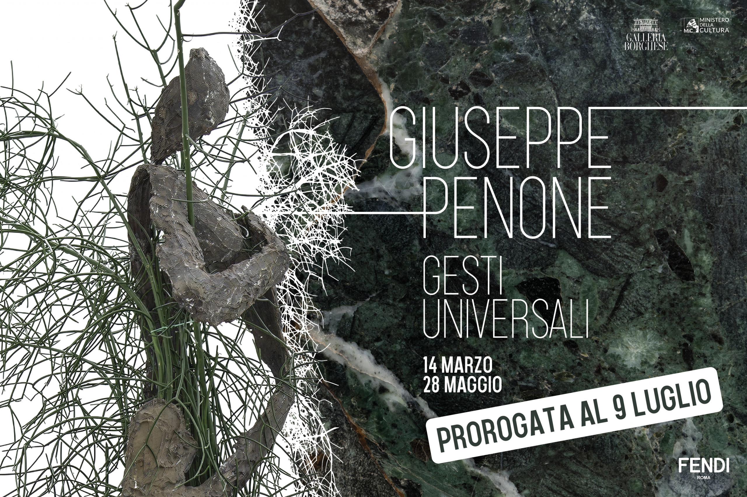 GIUSEPPE PENONE. UNIVERSAL GESTURES