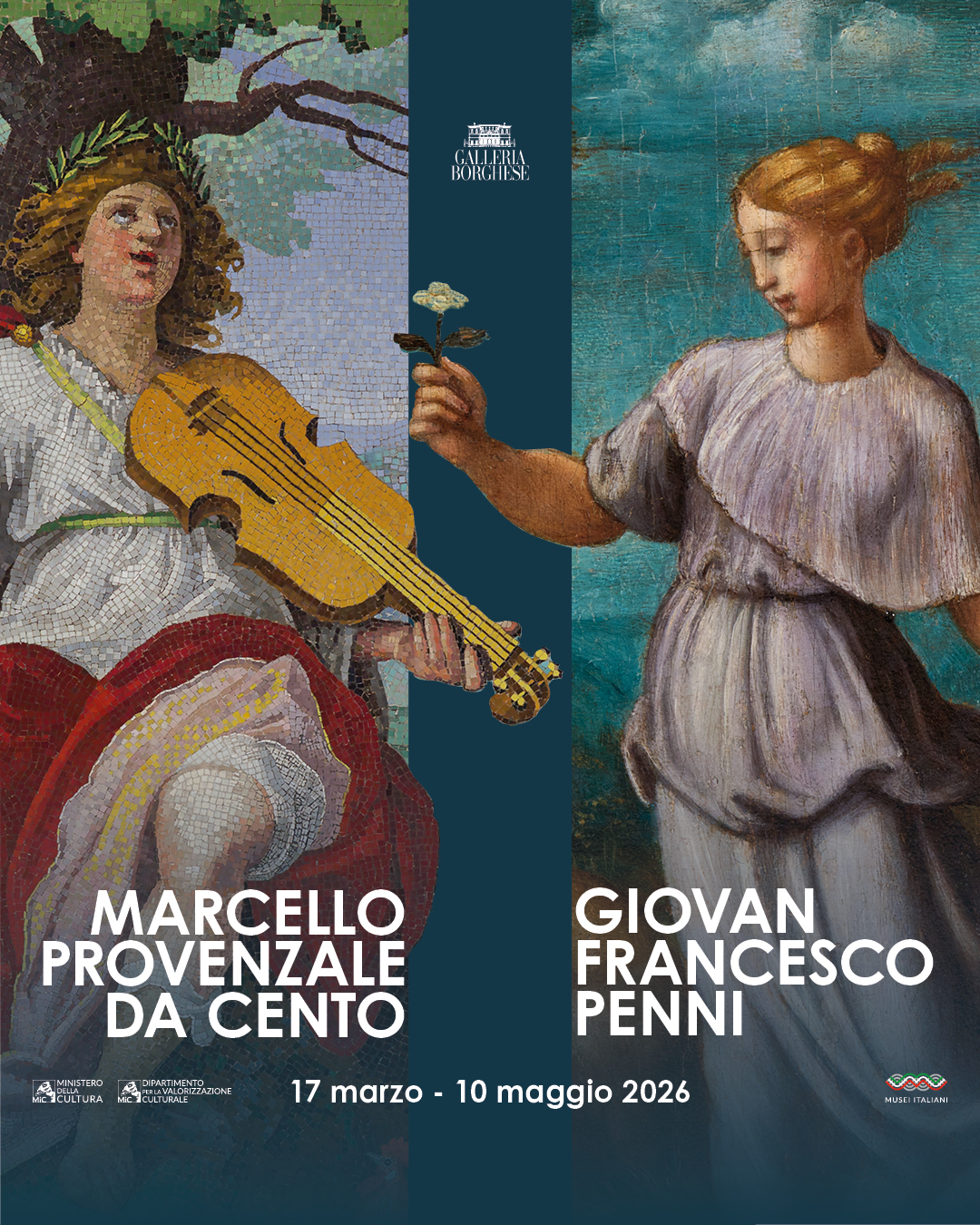 GIOVAN FRANCESCO PENNI AND MARCELLO PROVENZALE: TWO UPCOMING DOSSIER EXHIBITIONS STARTING MARCH 17 AT GALLERIA BORGHESE