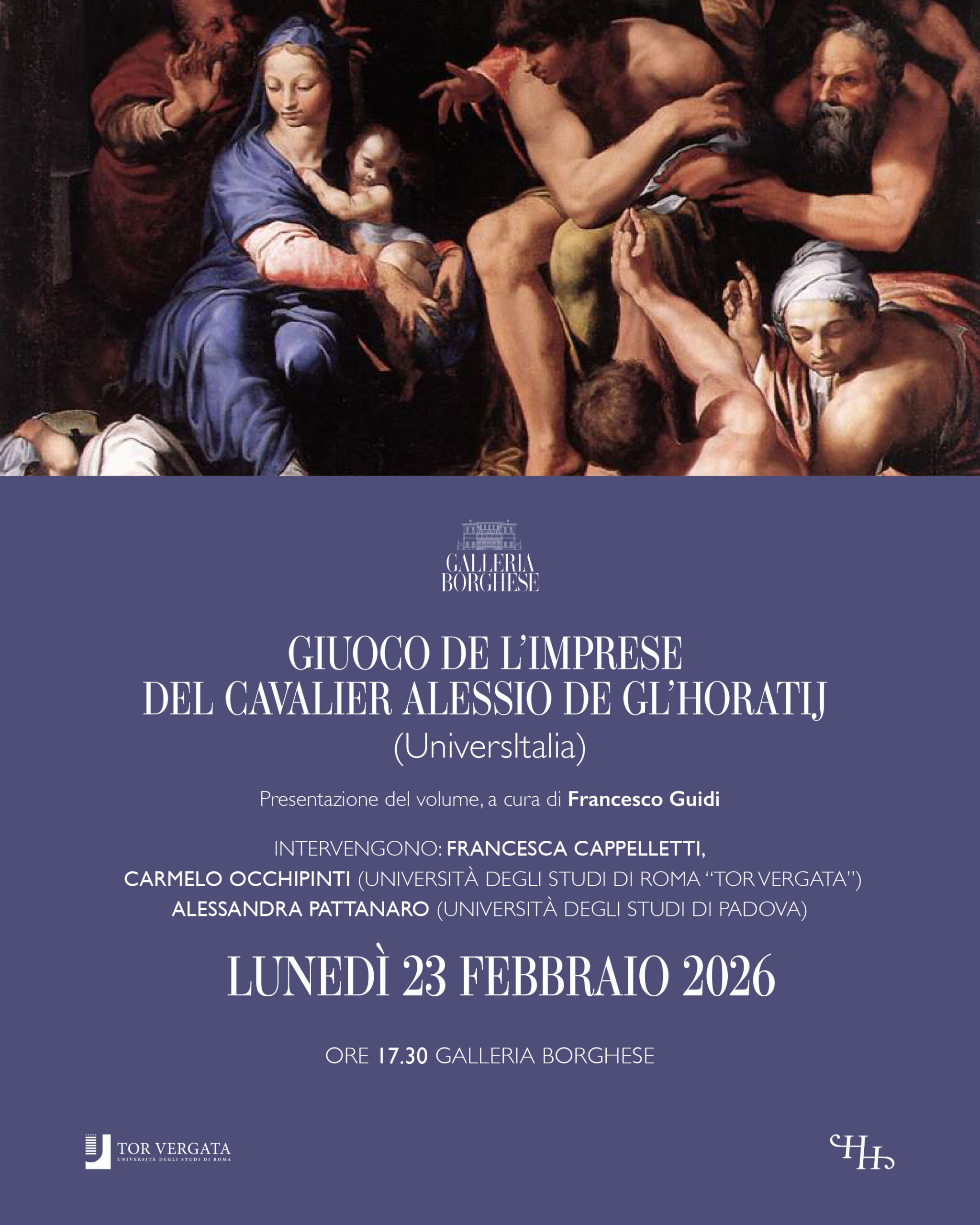 PRESENTAZIONE DEL VOLUME: GIUOCO DE L’IMPRESE DEL CAVALIER ALESSIO DE GL’HORATIJ