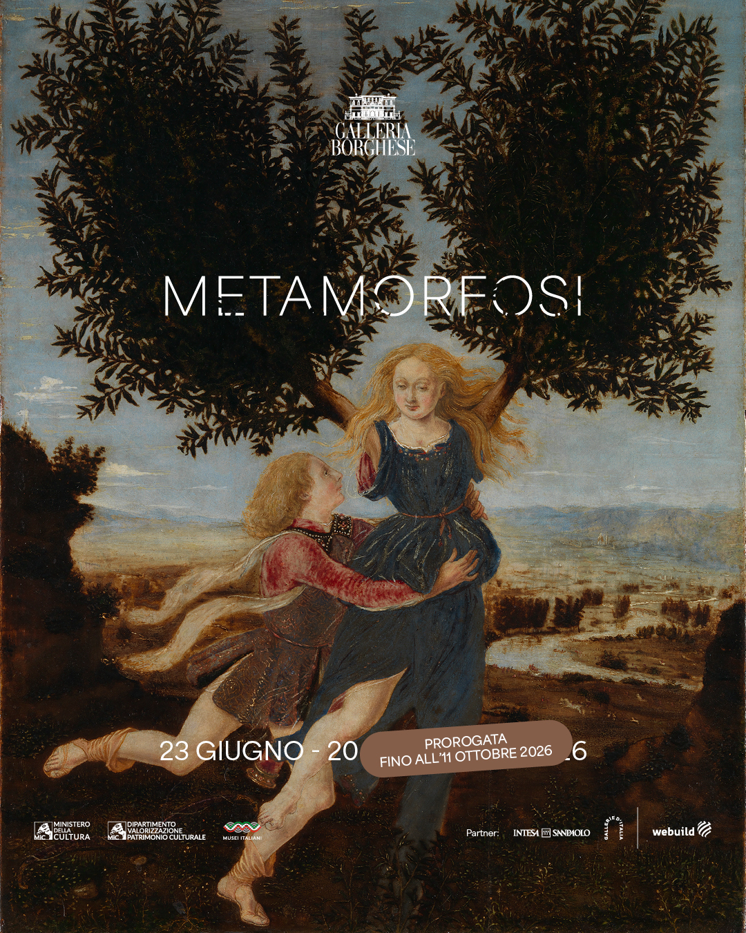 PROROGATA FINO ALL’11 OTTOBRE LA MOSTRA “METAMORFOSI. OVIDIO E LE ARTI”