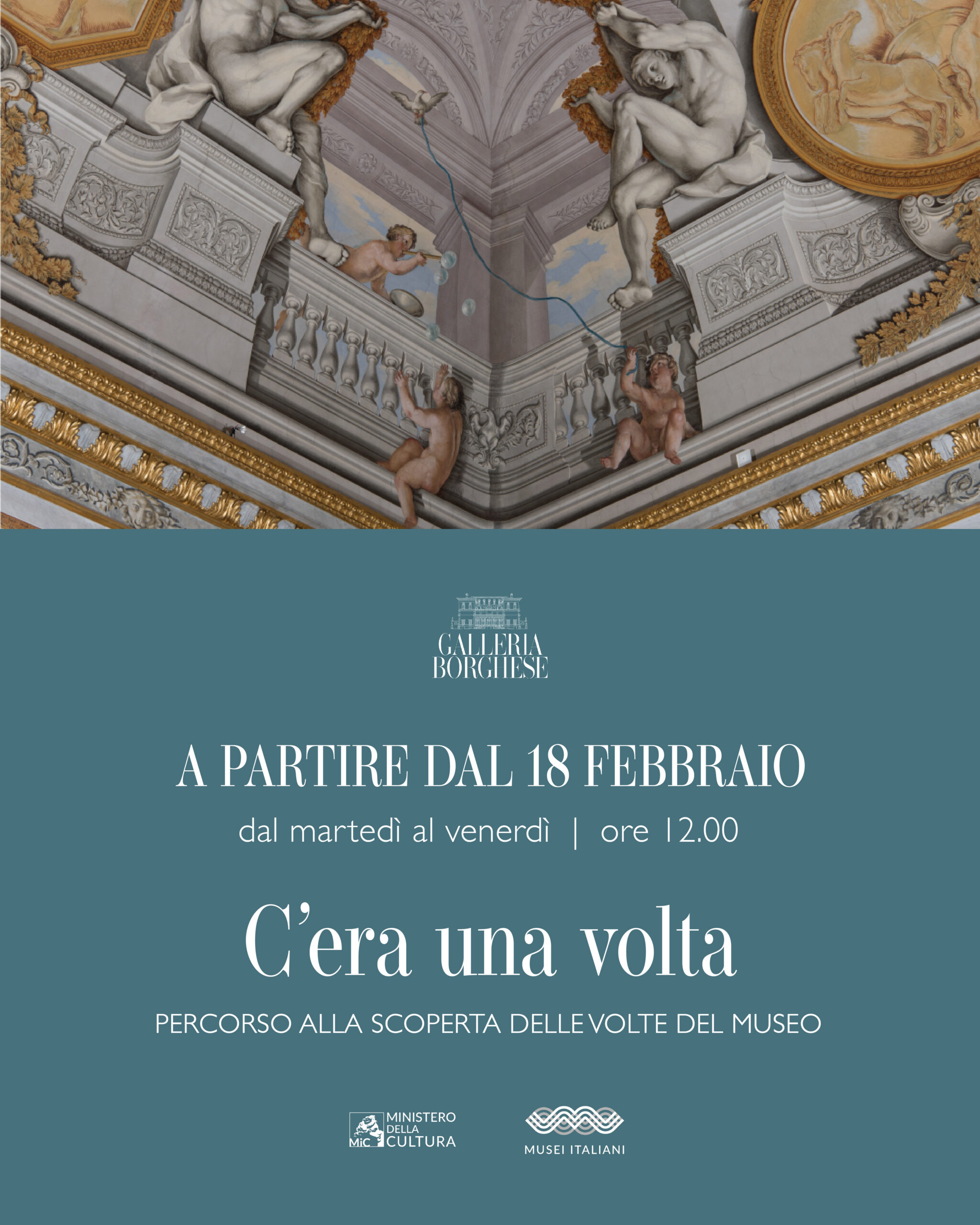 C’ERA UNA VOLTA. RITORNA IL PERCORSO GUIDATO SULLE VOLTE DIPINTE CON TRE NUOVE SALE TUTTE SCOPRIRE  
